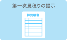 第一次見積りの提示